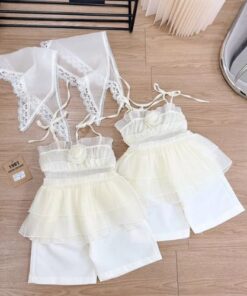 Set bộ đi biển cho bé gái size 13-16kg